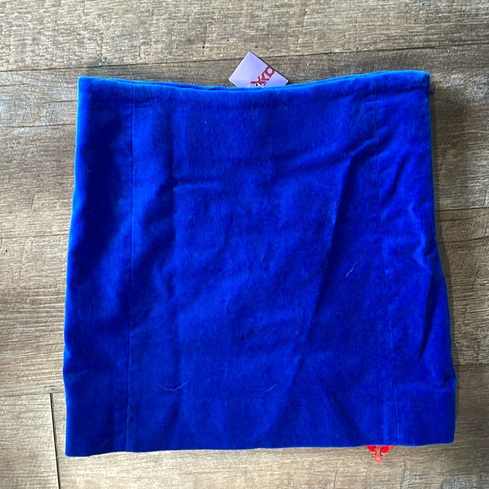 NWT Frame velvet mini skirt